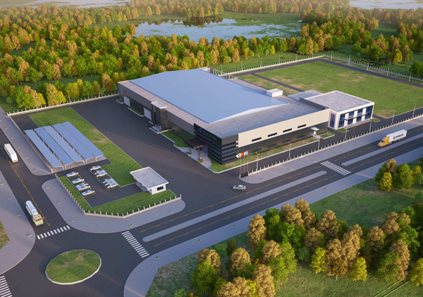 NHÀ MÁY ĐIỆN TỬ BÁN DẪN SOLUM VINA.