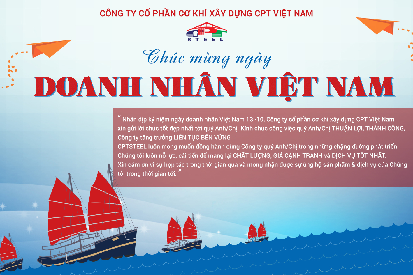 NGÀY DOANH NHÂN VIỆT NAM- CƠ HỘI CHO DOANH NGHIỆP VIỆT 